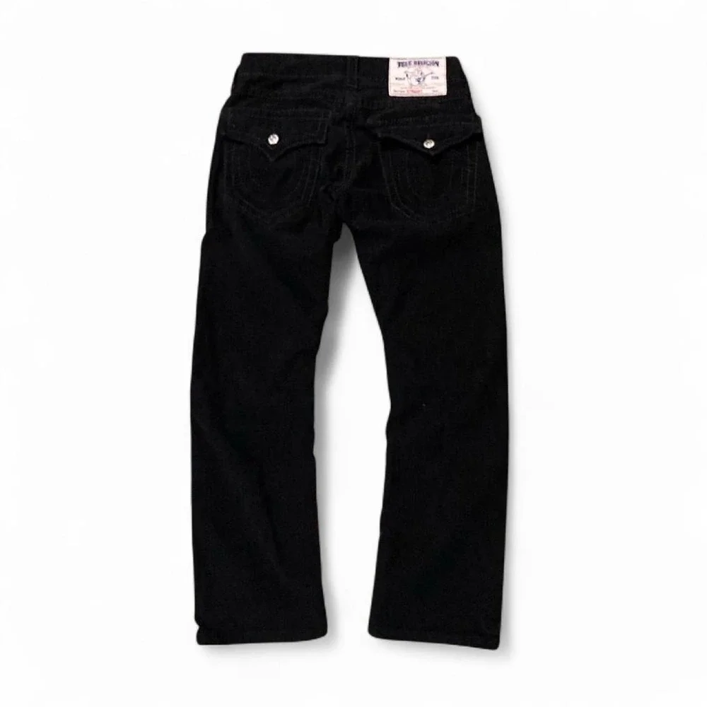 True religion black ricky corduroy jeans chief keef high street size 29(30x30)